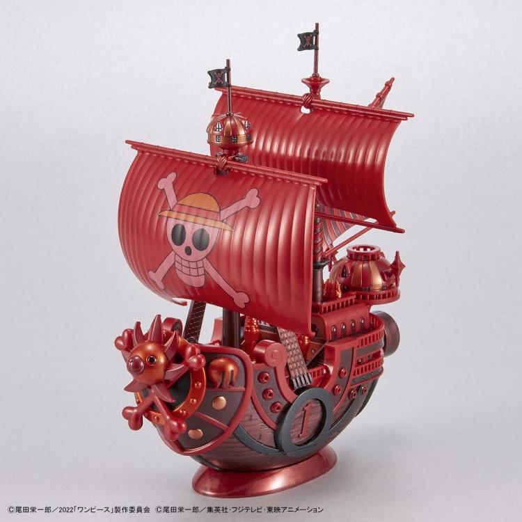 Bandai One Piece Grand Ship Collection Thousand Sunny Model Kit (Movie Red Commemorative Color Ver.) - Perfect for Anime Collectors, Display & Gift Giving