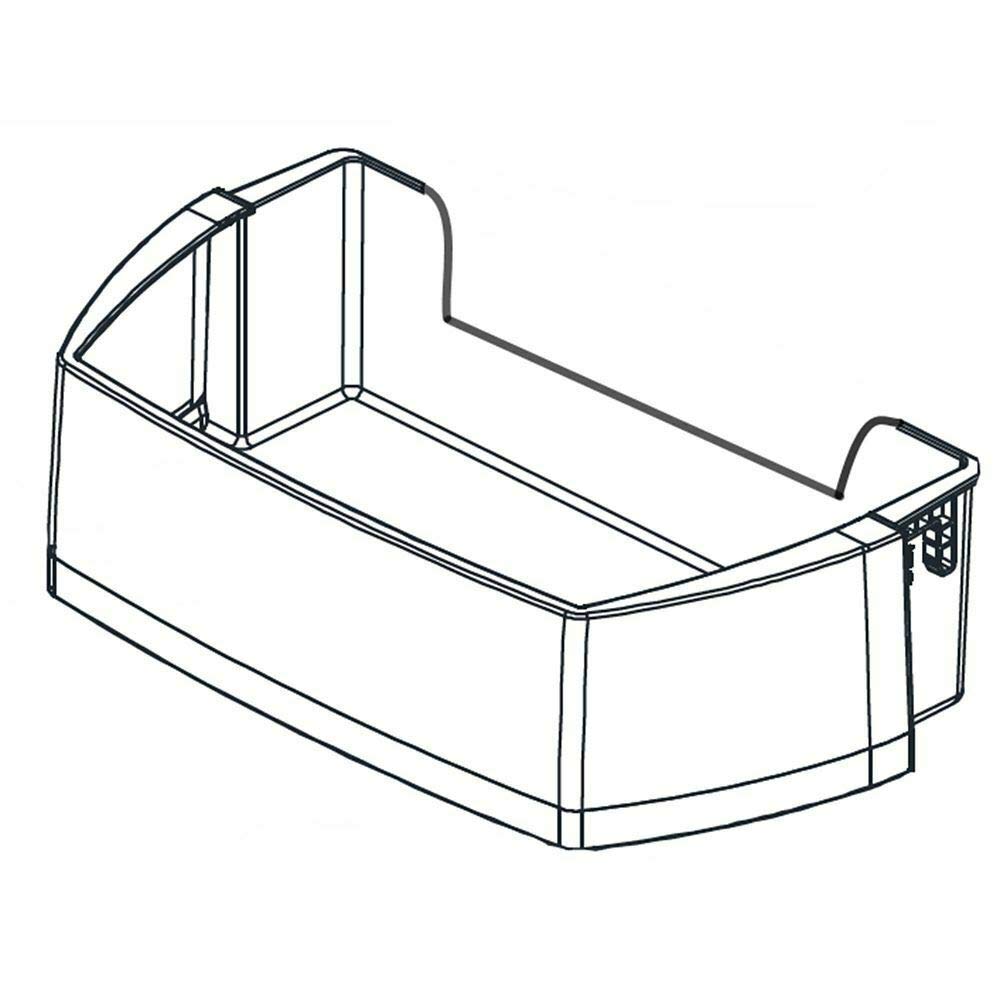 Genuine OEM Refrigerator Gallon Door Trash Can 30190-0032500-00 - Compatible with Models 11173022120, 11175035020, 11175039120, 11175505120, 11175505020 - Perfect for Kitchen Organization & Waste Management