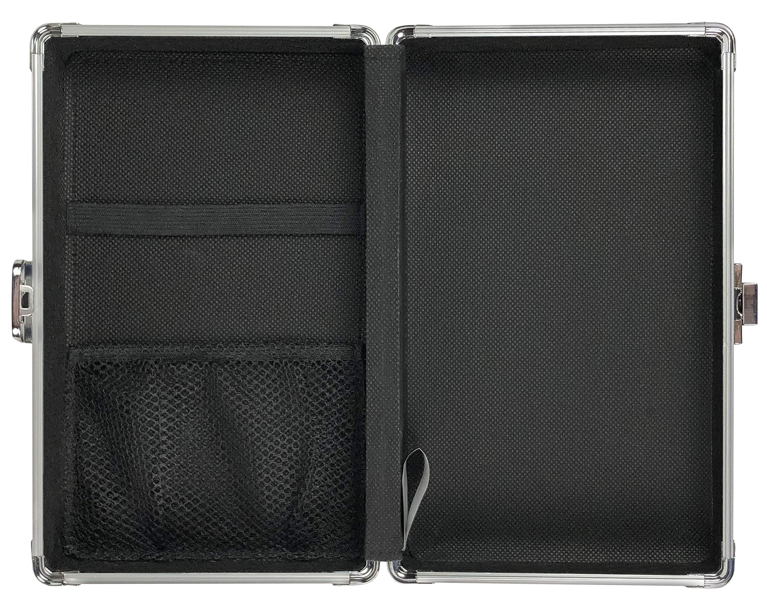 Vaultz Small Lock Box - 8.5 x 5 x 2.5 Inch Mini Safe with Key Lock for School Supplies, Money, Medicine & Valuables - Cute Love Kitten Design - Perfect for Home, Office, Dorm & Travel Security