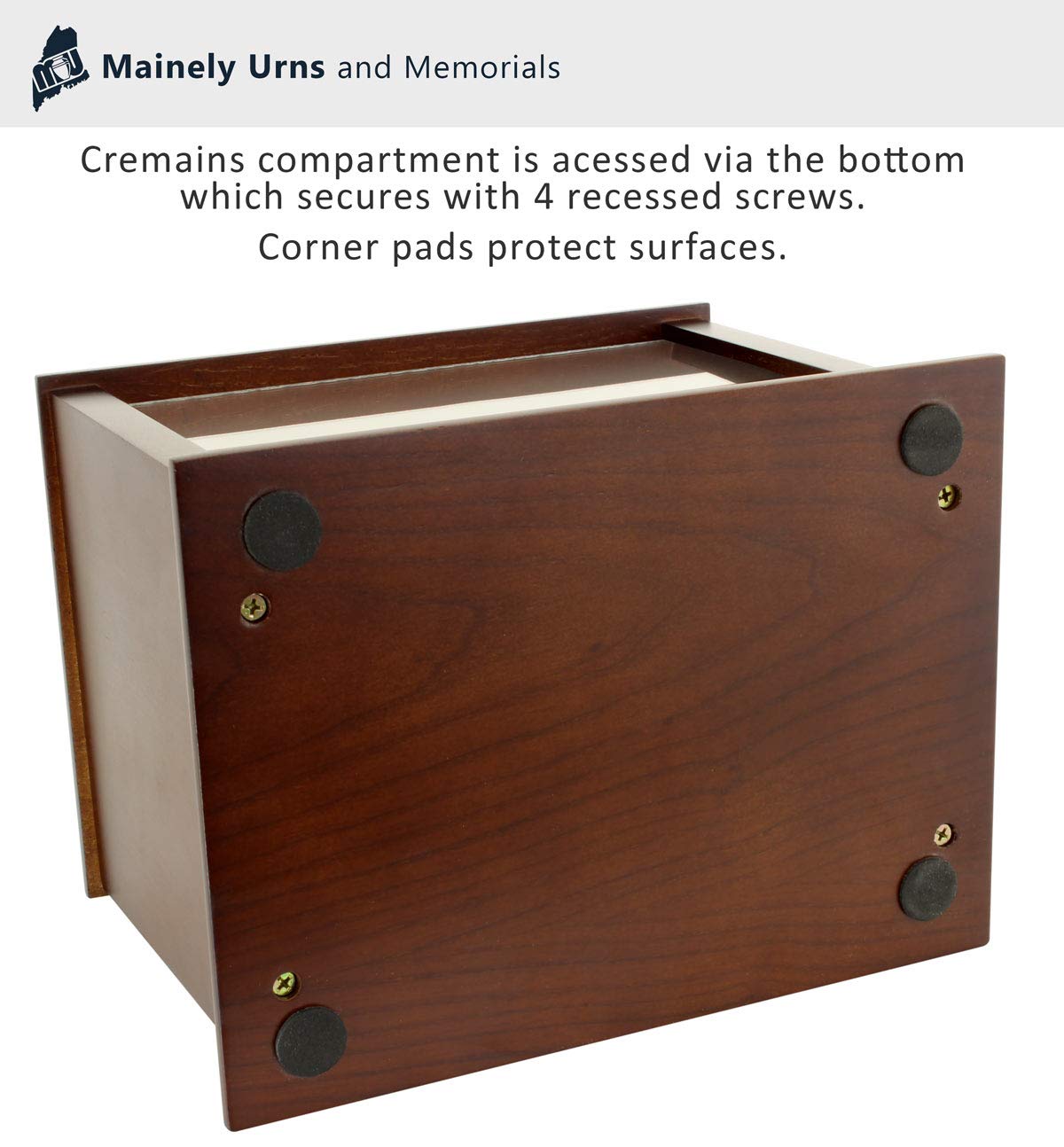 Custom Engraved Bloodhound Pet Memorial Urn for Ashes - Large Wooden Cremation Urn Holds Pets Up to 225lbs - Personalized Dog Keepsake for Home Memorial Display