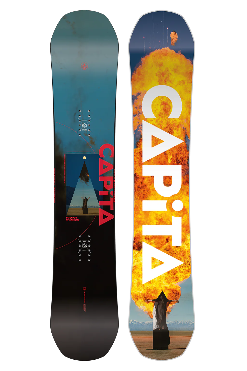 CAPiTA Defenders Of Awesome Snowboard 2025 - Premium All-Mountain Freestyle Snowboard for Men & Women - Perfect for Park, Powder & Freeride Adventures