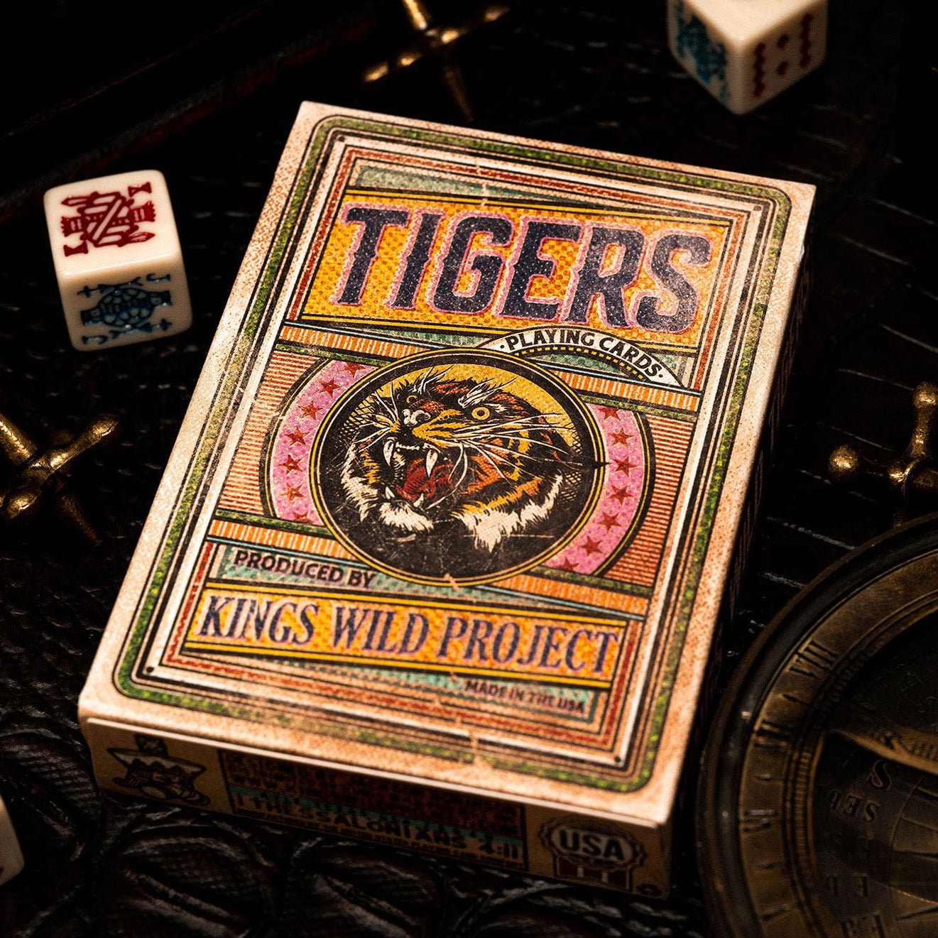 Kings Wild Tigers Playing Cards - Premium Collectible Deck for Card Games, Magic Tricks & Poker Nights | Perfect Gift for Card Enthusiasts & Game Nights