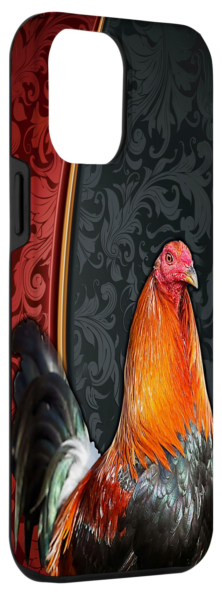iPhone 12 Pro Max Rooster Pattern PC Hatch Case - Durable Protective Phone Cover for Daily Use, Travel & Outdoor Activities