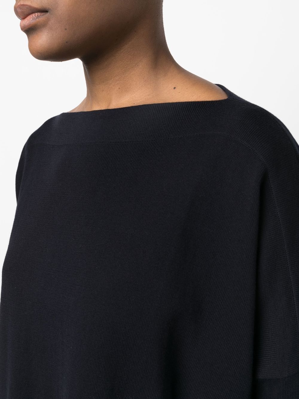 Daniela Gregis Women's Blue Cashmere Sweater - Soft & Cozy Knit Pullover for Fall & Winter Fashion | Perfect for Office, Travel & Casual Outfits