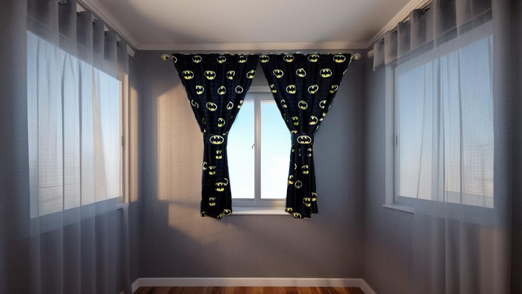 Superhero Kids Bedding Set - Includes Beach Towel, Fleece Blanket, Bedspread & Blackout Curtains | Complete Room Decor for Boys & Girls | Perfect for Bedrooms, Sleepovers & Themed Parties