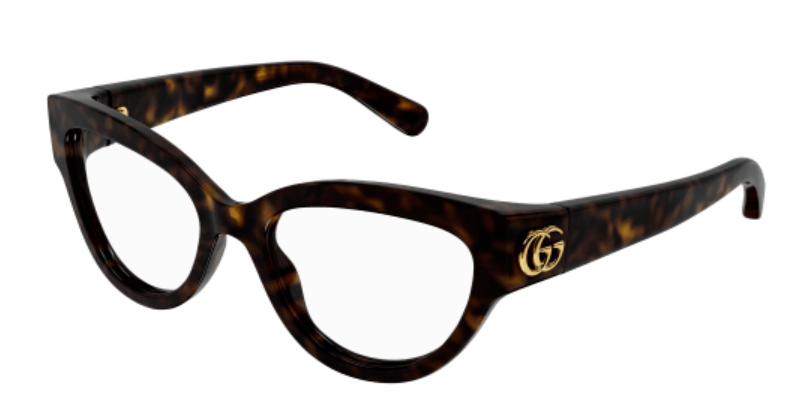 Gucci GG1598O 002 Black Cat Eye Women's Eyeglasses - Stylish Designer Frames for Women, UV Protection, Lightweight & Comfortable - Perfect for Work, Dating & Fashion Accessories