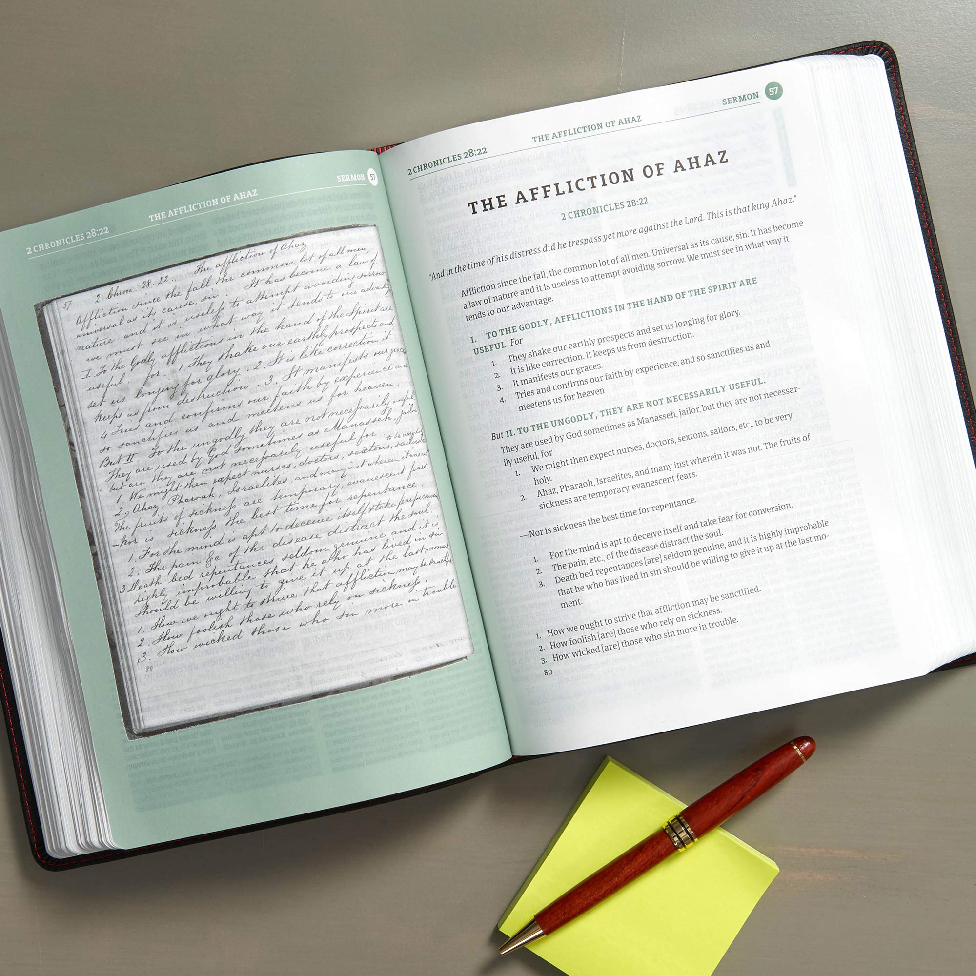 CSB Spurgeon Study Bible - Genuine Black Leather, Black Letter Edition with Study Notes, Commentary, Quotes & Sermon Outlines | Easy-to-Read Serif Font | Perfect for Bible Study, Sermon Preparation & Personal Devotion