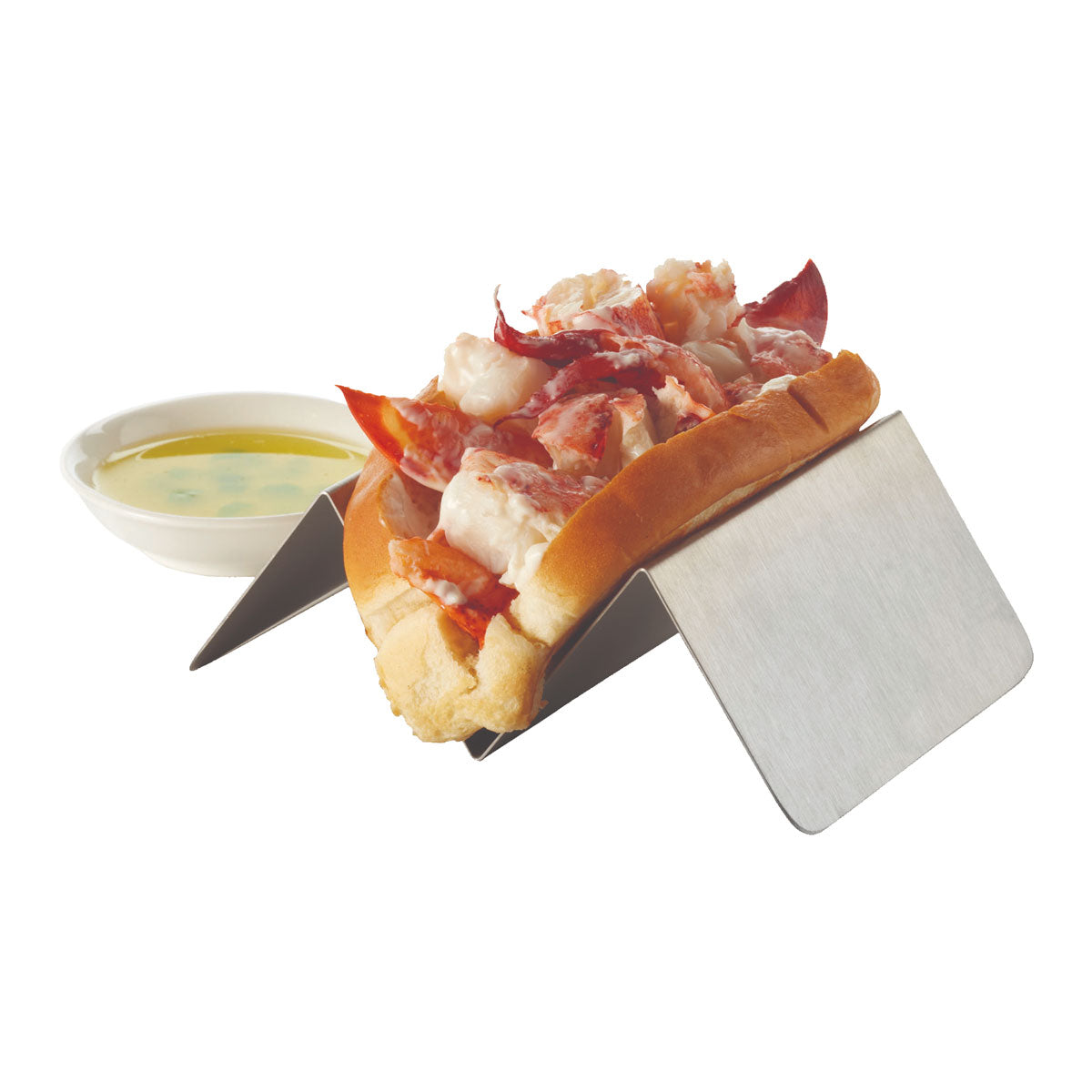 American Metalcraft TSH1 Taco Holder with 1 or 2 Compartments - Perfect for Taco Night, Parties & Mexican Food Lovers