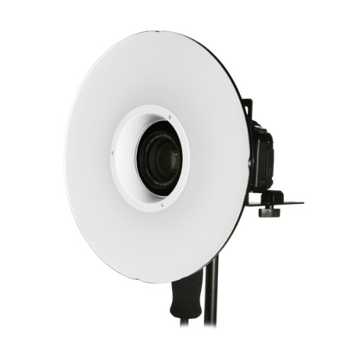 Bowens BW-7675 110 Degree Photography Reflector with Diffuser - Black Light Modifier for Studio Portrait, Product & Fashion Photography