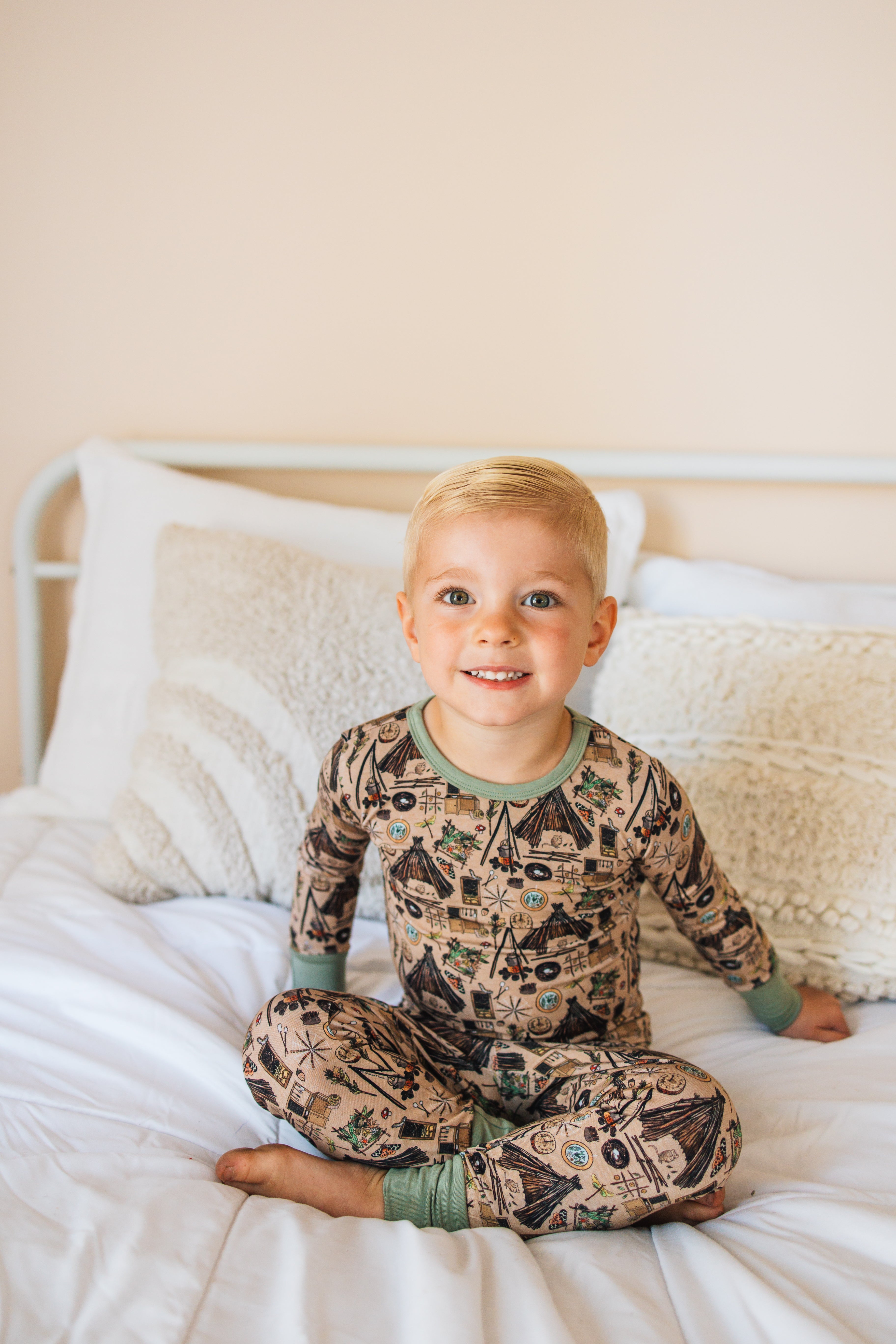 Forest School Two Piece Pajama Set - Soft Cotton Sleepwear for Kids & Toddlers - Perfect for Bedtime, Lounging, and Sleepovers