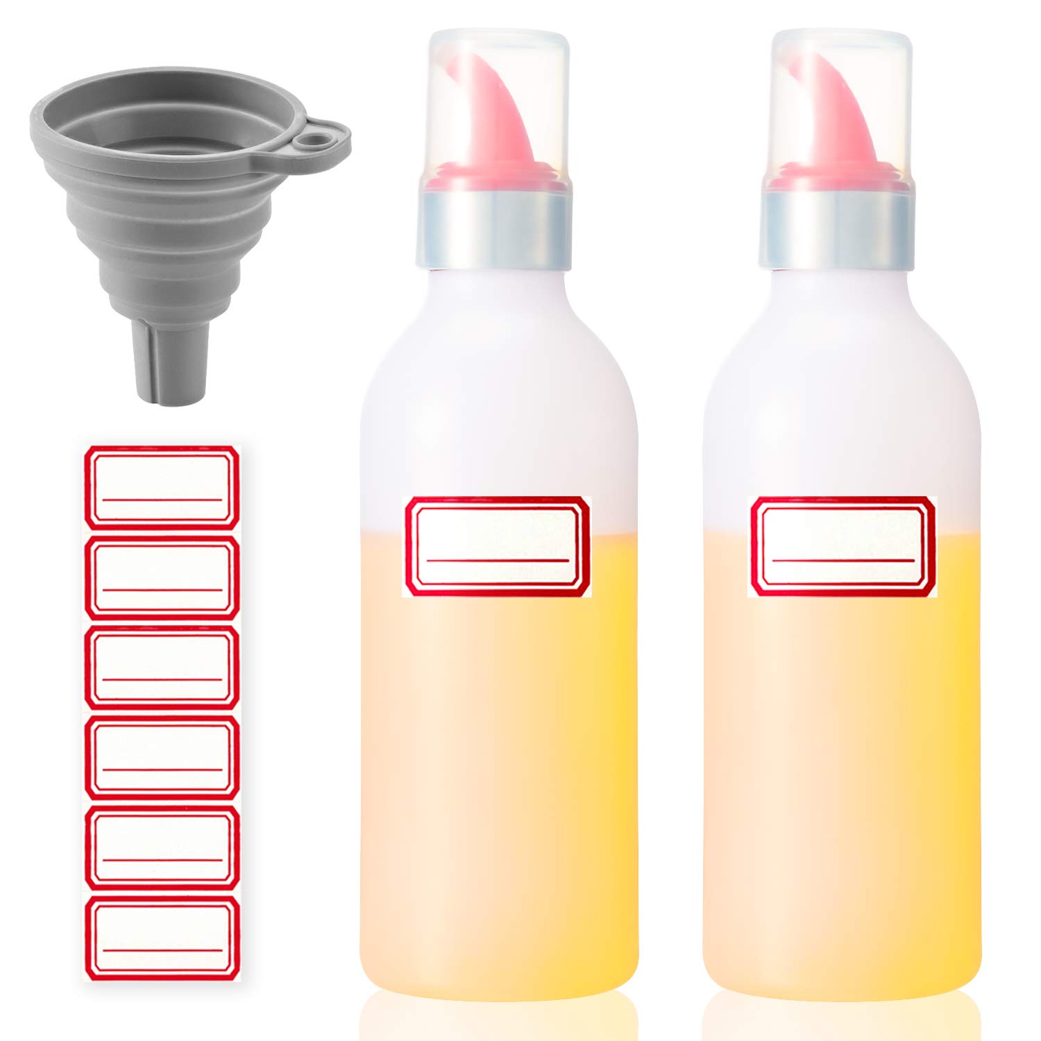 Plastic Condiment Squeeze Bottle - Leak-Proof Sauce Dispenser for Kitchen, Oil, Ketchup, Syrup & Hot Sauce - Perfect for BBQ, Pancakes & Cooking