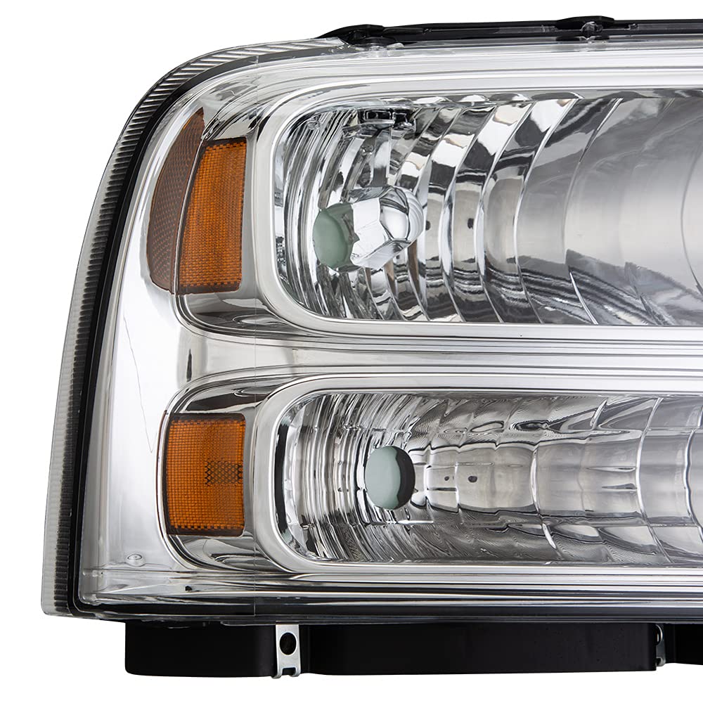 Ford F250 F350 Headlight Assembly 2005-2007 - Clear Lens for Super Duty & Excursion
