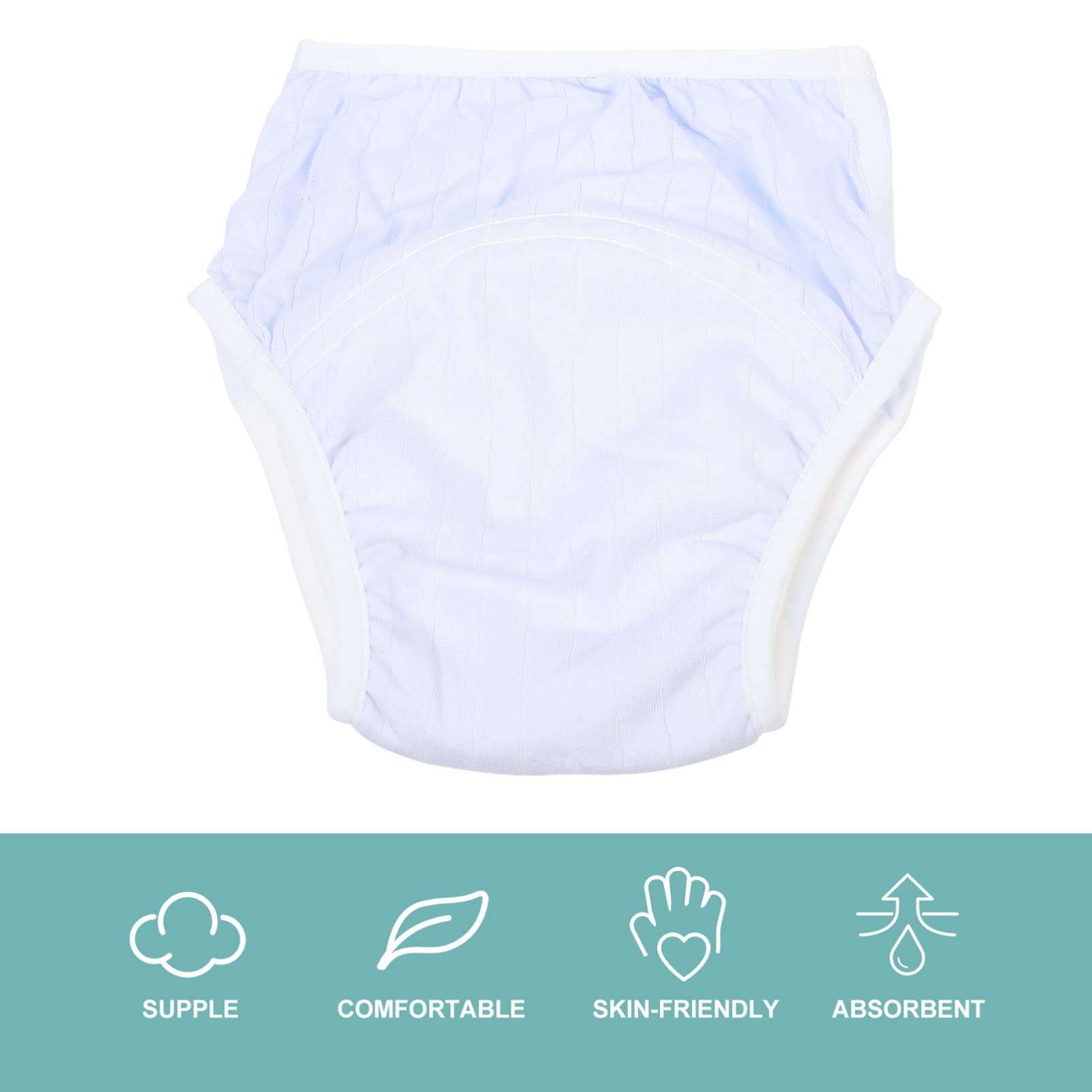 Waterproof Baby Bibs & Training Pants - Soft Infant Underwear for Potty Training | Leak-Proof Toddler Diaper Pants | Ideal for Daycare, Travel & Home Use