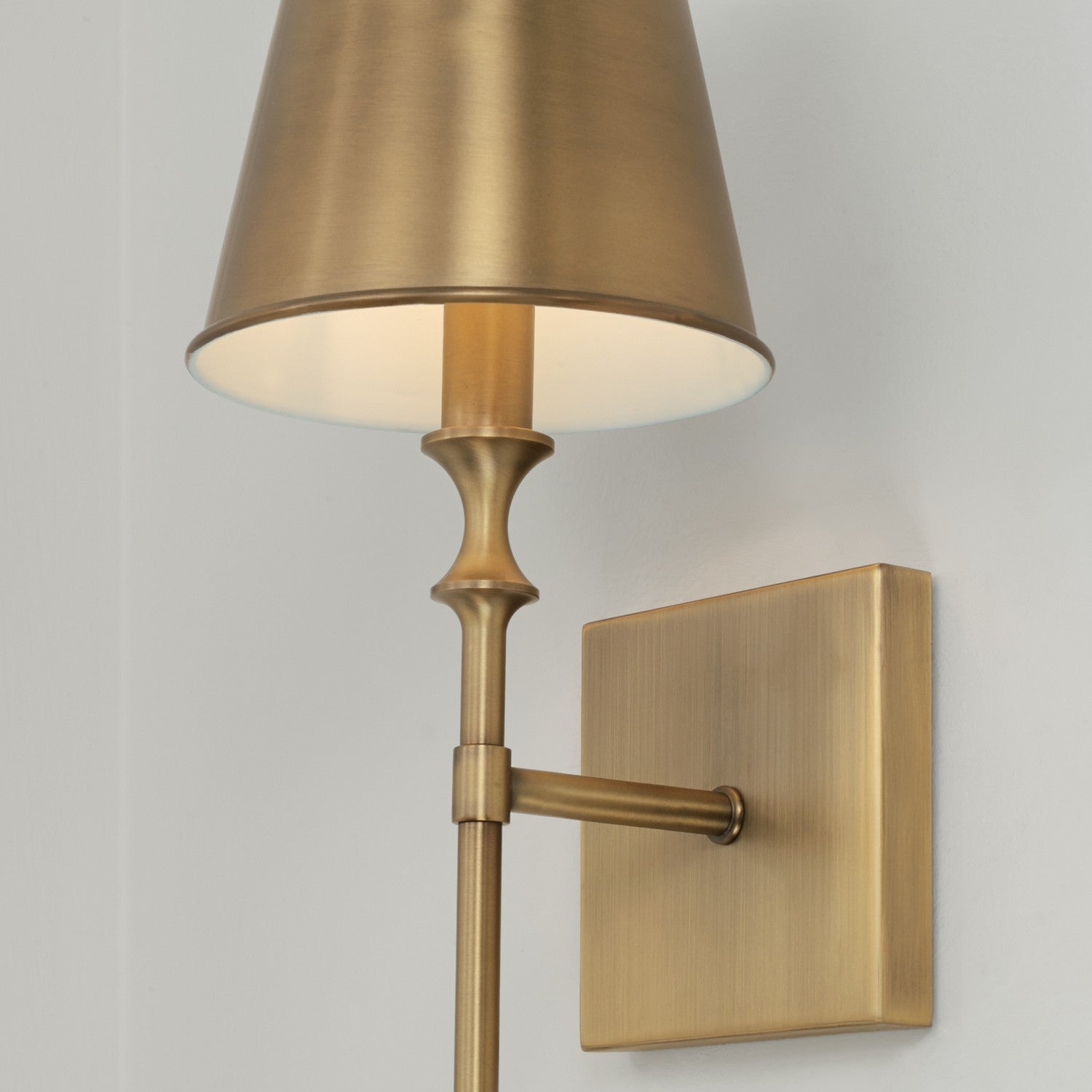 Capital Lighting One Light Wall Sconce - Modern Wall Mounted Light Fixture for Bedroom, Living Room & Hallway Lighting