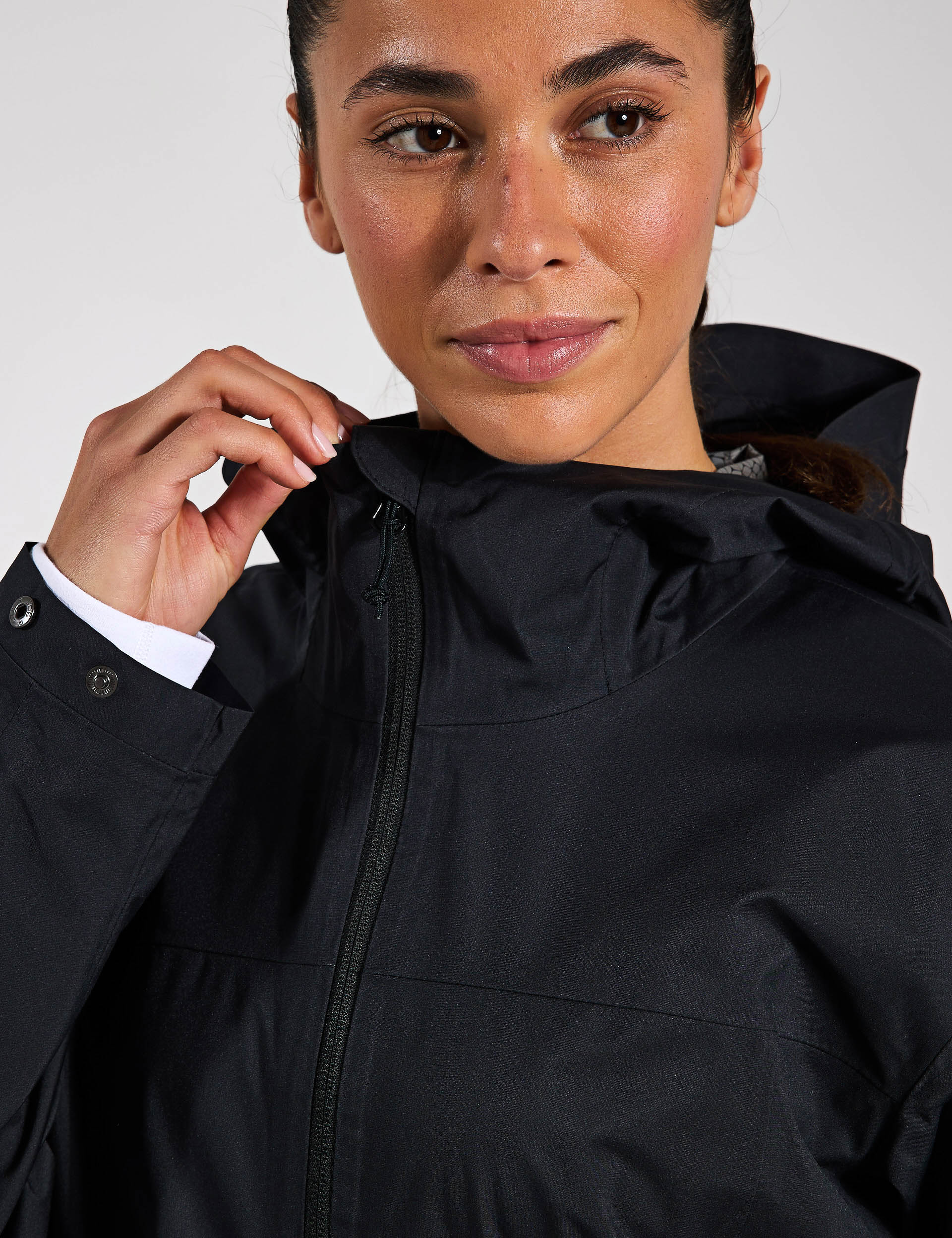 Waterproof Long Jacket for Outdoor Adventures - Black | Hiking, Camping & Rainy Day Protection