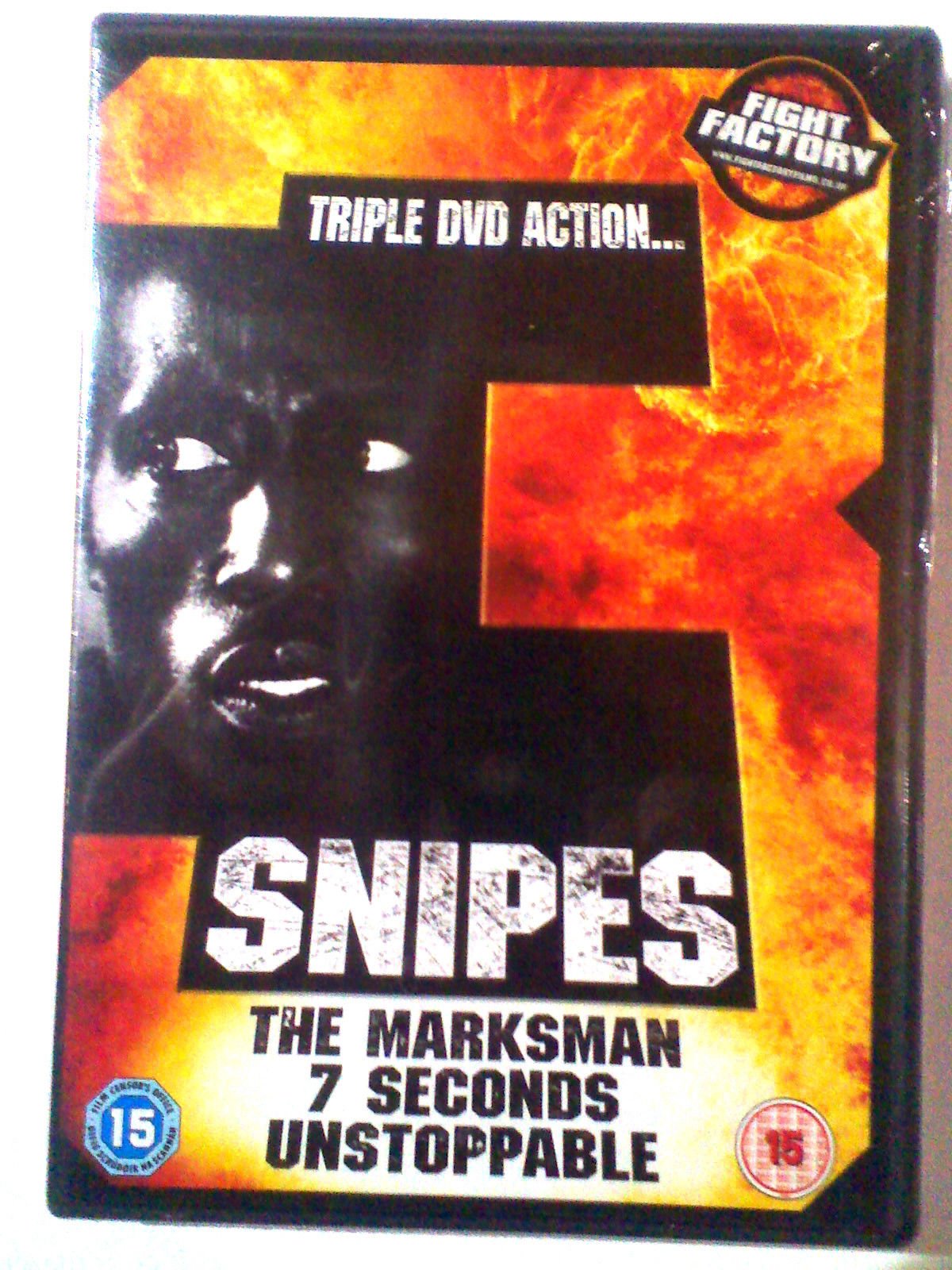 Wesley Snipes Action Movie Collection: Seven Seconds, The Marksman & Unstoppable [DVD 2007] - Perfect for Movie Nights & Action Film Lovers