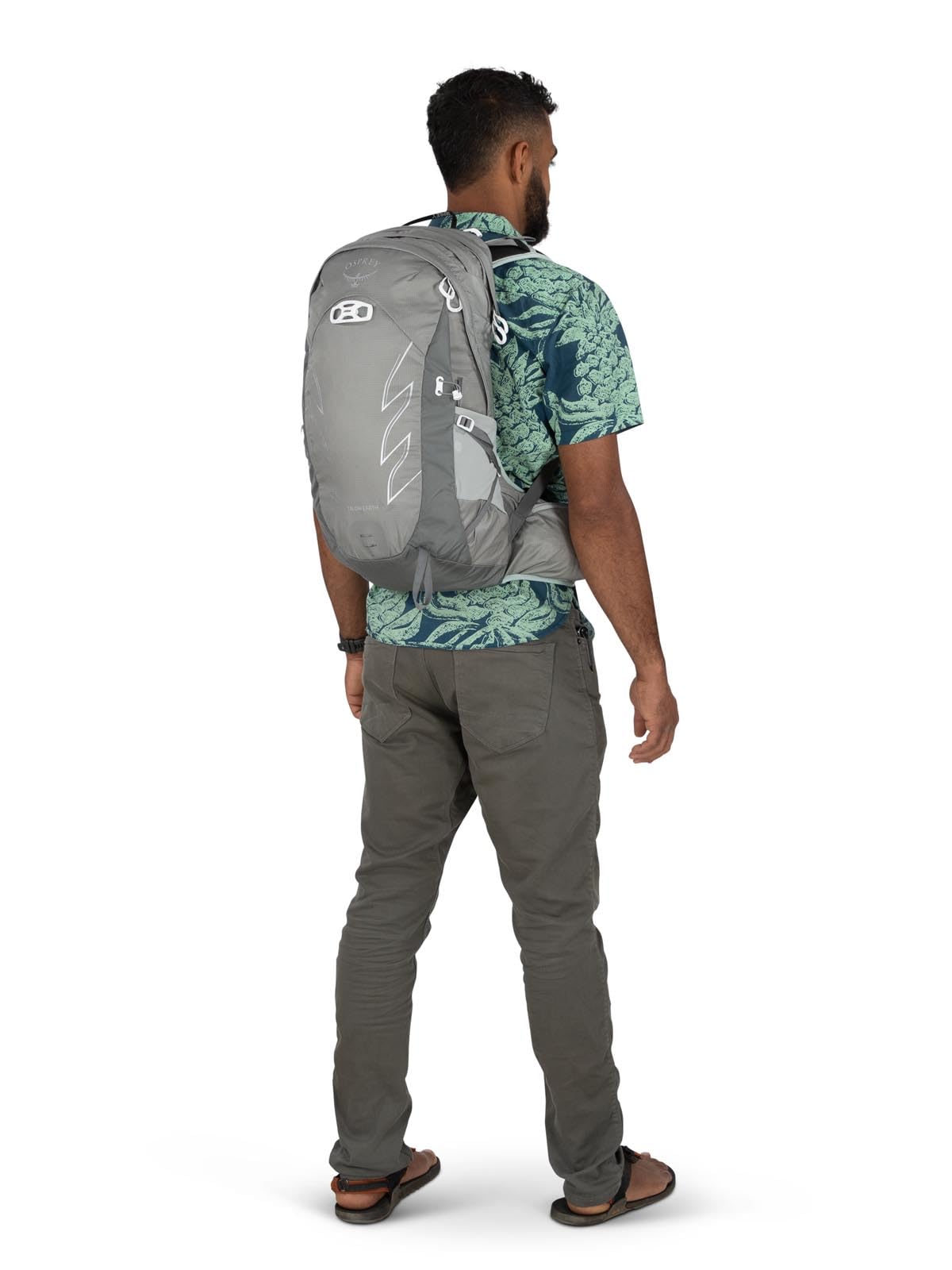 Osprey Talon Earth 22L Unisex Hiking Backpack - Lightweight & Durable Daypack for Outdoor Adventures, Glacier Grey - Perfect for Hiking, Camping & Travel
