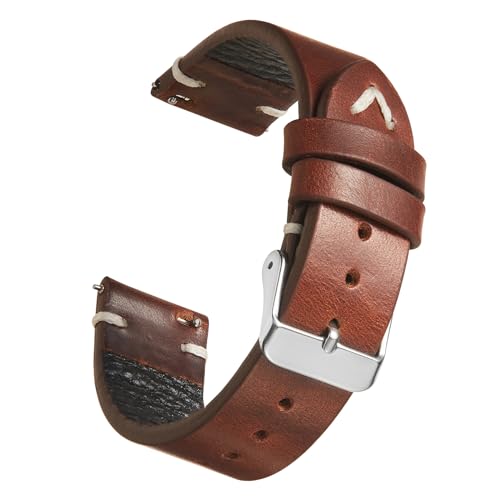 coffee brown & silver buckle