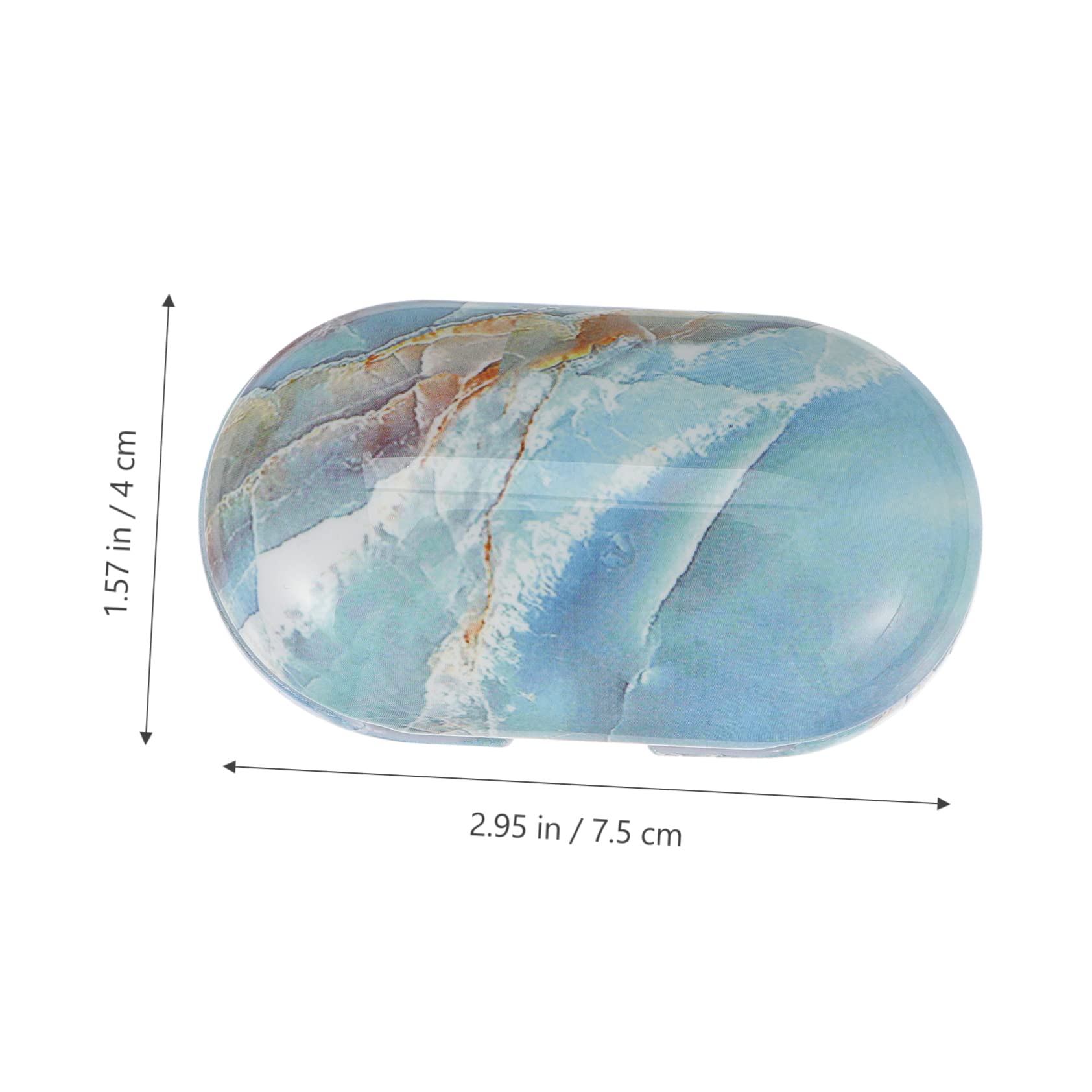 Mikikit Marble Protective Case for Headphones - Anti-Fall, Anti-Scratch Cover with Precise Charging Holes & Storage Box - Perfect for Travel, Gym, and Daily Use