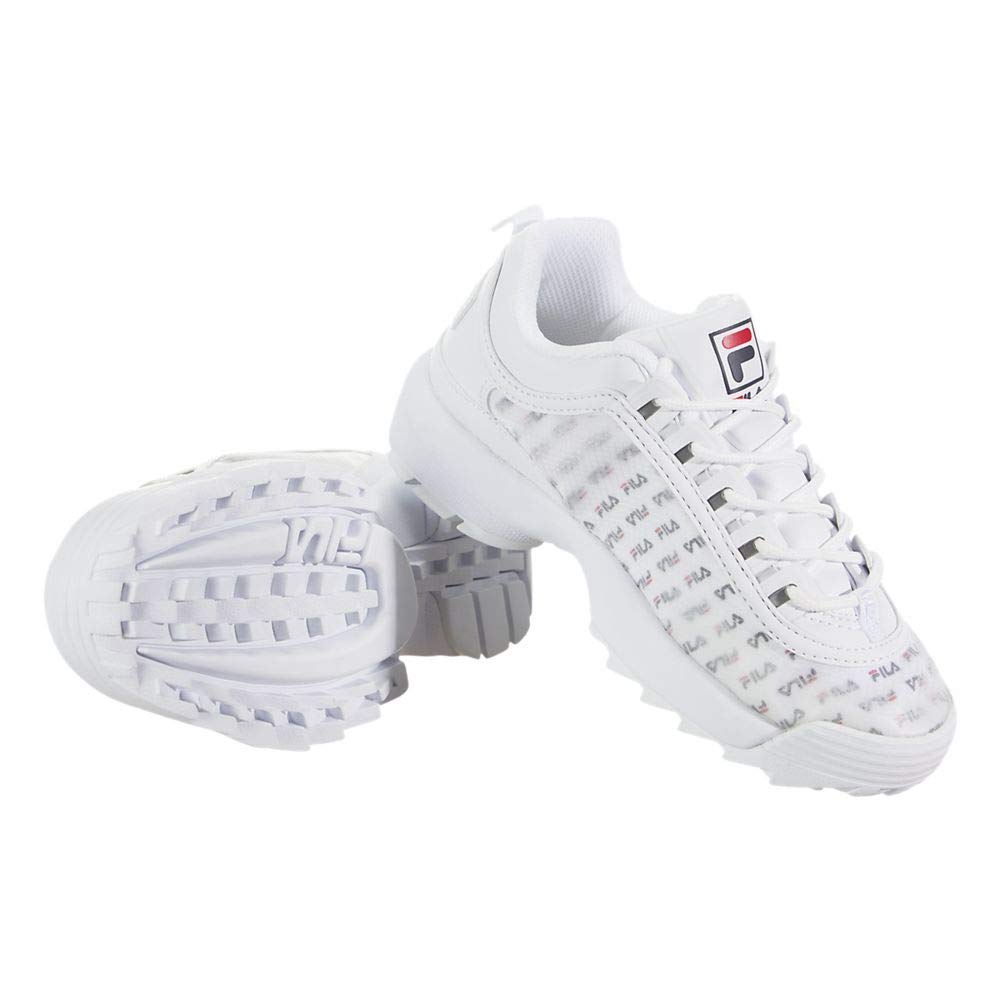 Fila Disruptor II Sneakers - Women's Chunky Platform Shoes with Clear Logos | Fashion Athletic Shoes for Running, Gym & Casual Wear