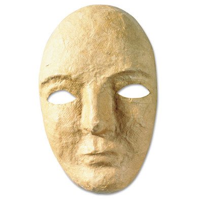 DIY Paper Mache Mask Making Kit - 2 Pack | Halloween Costume, Theater Arts & Craft Project for Kids & Adults | Creative Party Activity & Home Decor
