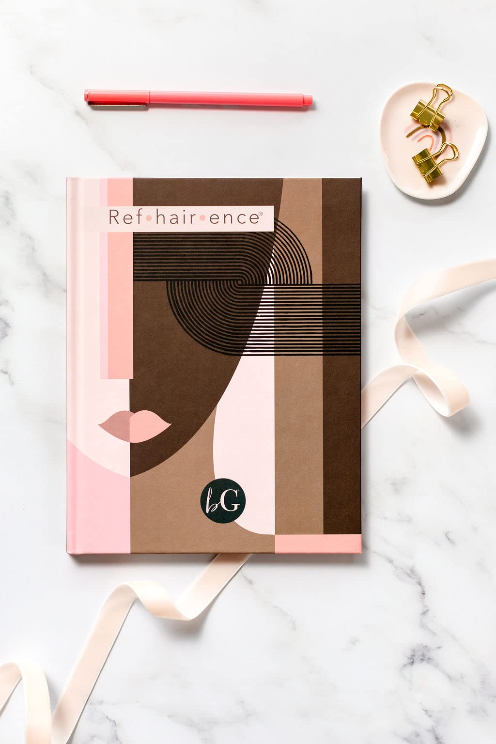 Ref•hair•ence® Hair Journal - Track Hair Growth, Care Routine & Styling Tips - Perfect for Hair Enthusiasts & Professionals