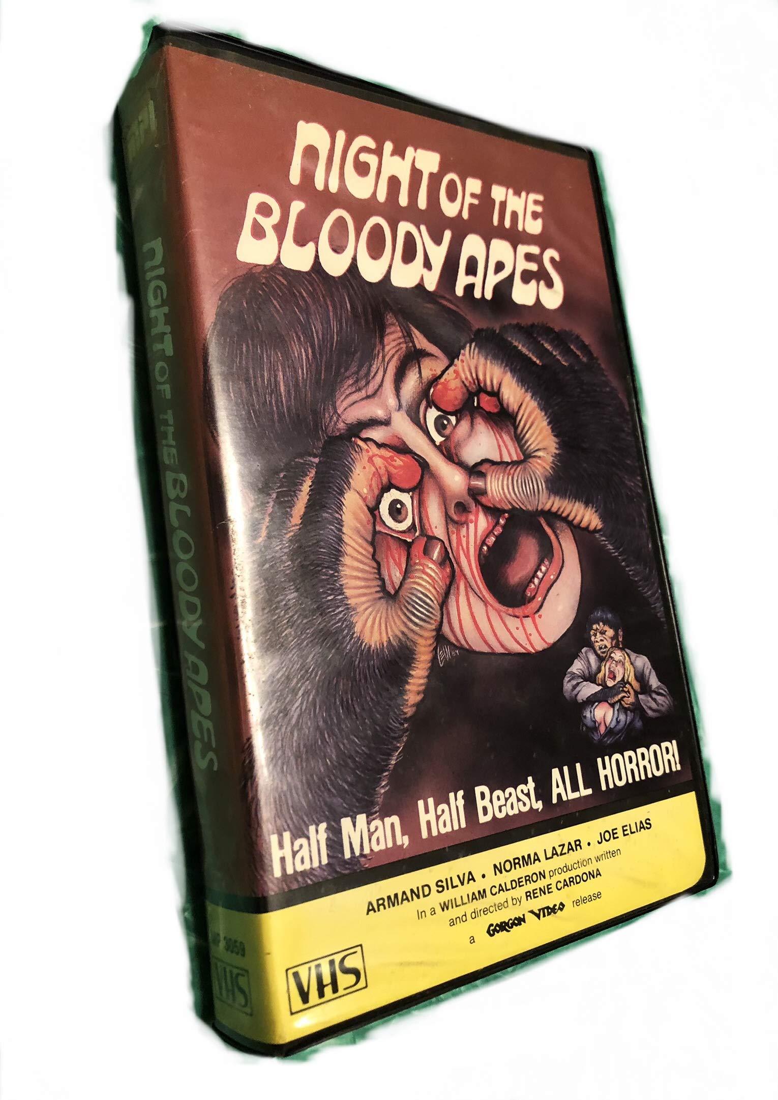 Frank Henenlotter's Sexy Shockers: Night of the Bloody Apes - Cult Horror Movie DVD | Classic Exploitation Film Collection | Perfect for Halloween Parties & Horror Movie Nights