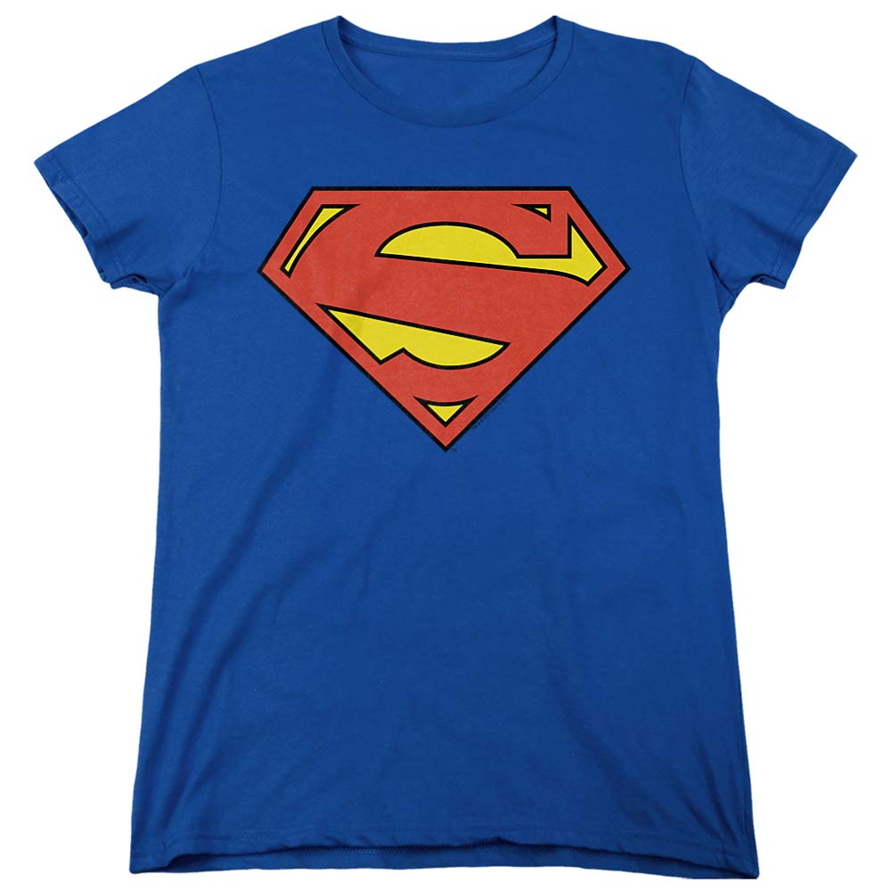 Superman New 52 Shield Graphic Women's T-Shirt - Stylish Superhero Tee for Cosplay, Comic Con & Casual Wear