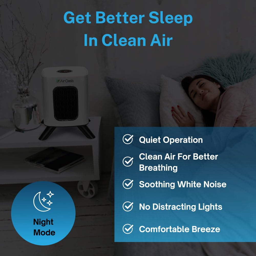 iAdaptAir 2.0 H13 True HEPA Air Purifier - 99.97% Removal of Viruses, Mold, Dust, Smoke, Pollen & Odors - Ultra Quiet Operation - WiFi Smart Control - Covers 1,325 Sq Ft - Perfect for Bedrooms, Living Rooms & Offices