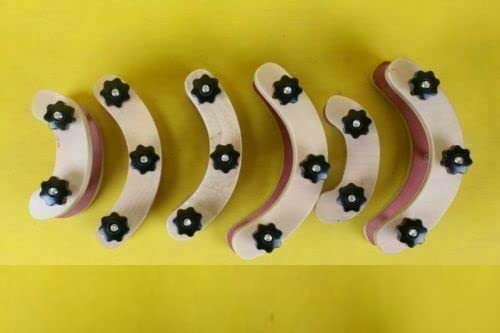 6-Piece Violin & Viola Top and Back Gluing Clamps - Professional Luthier Tools for Instrument Repair & Crafting - Perfect for DIY Violin Making and Woodworking Projects