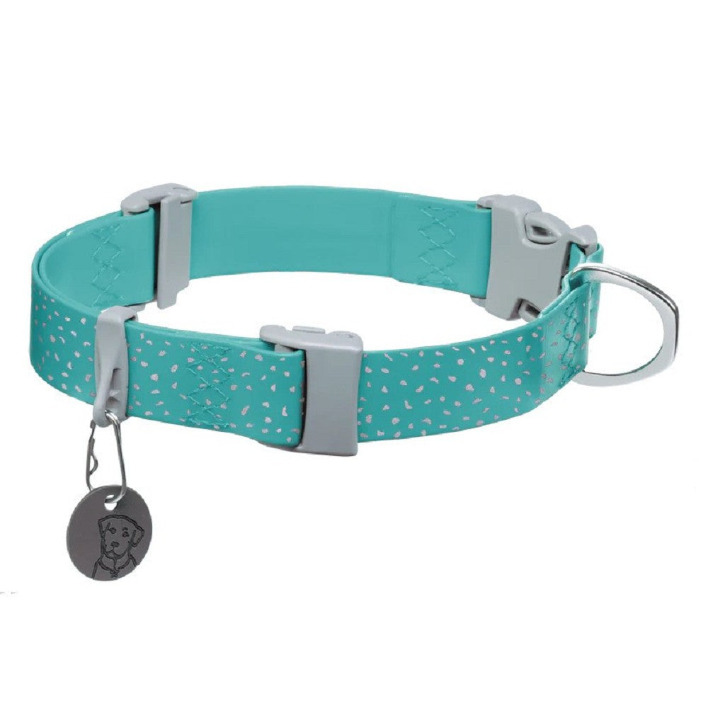 Premium Confluence Dog Collar - Adjustable Nylon Pet Collar with Metal Buckle, Reflective Strip for Safety | Perfect for Walking, Training & Outdoor Adventures