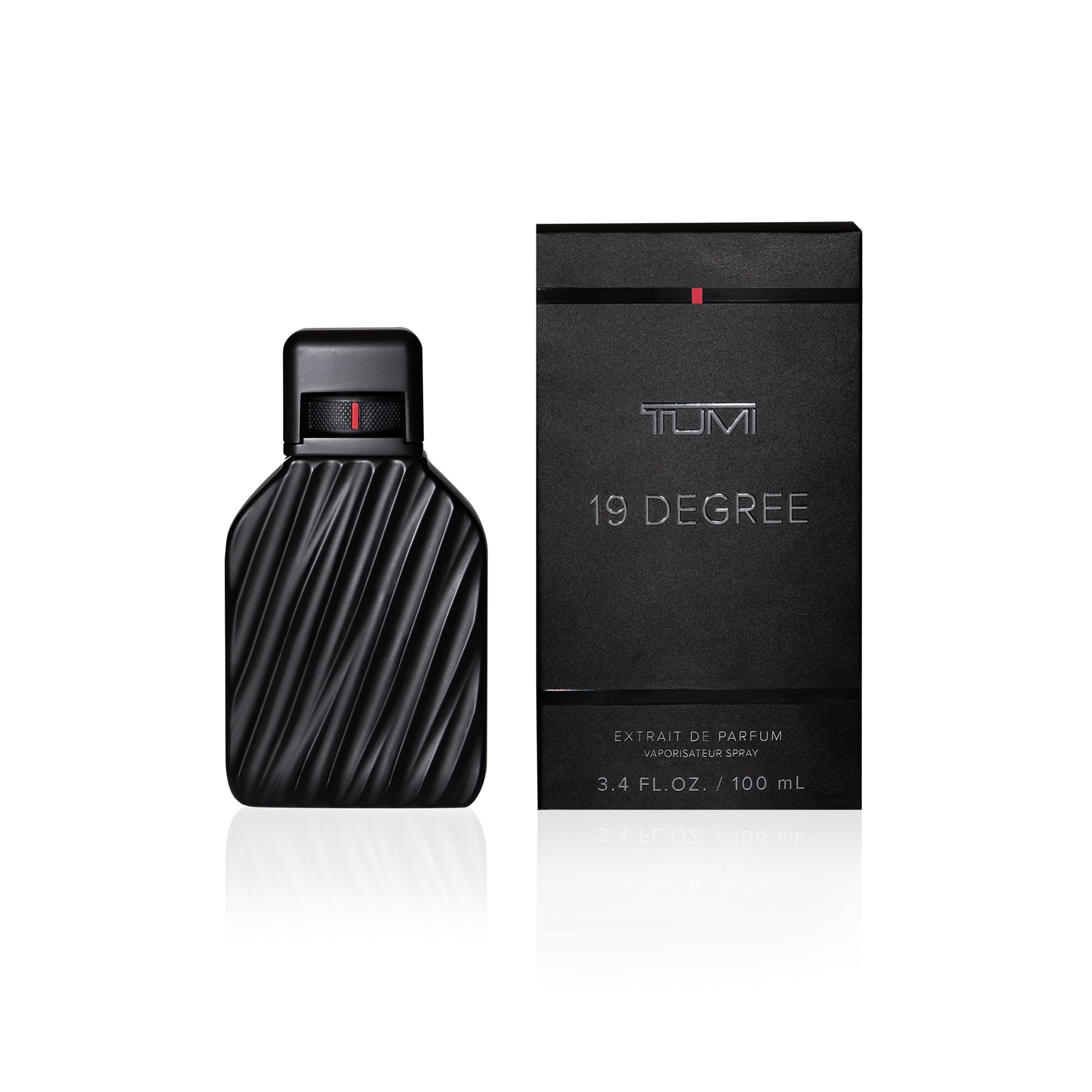 TUMI 19 Degree Men's Cologne - Bold & Woody Perfume with Leather & Amber Notes - 3.4 Fl Oz Eau de Toilette - Perfect for Date Night, Office & Special Occasions