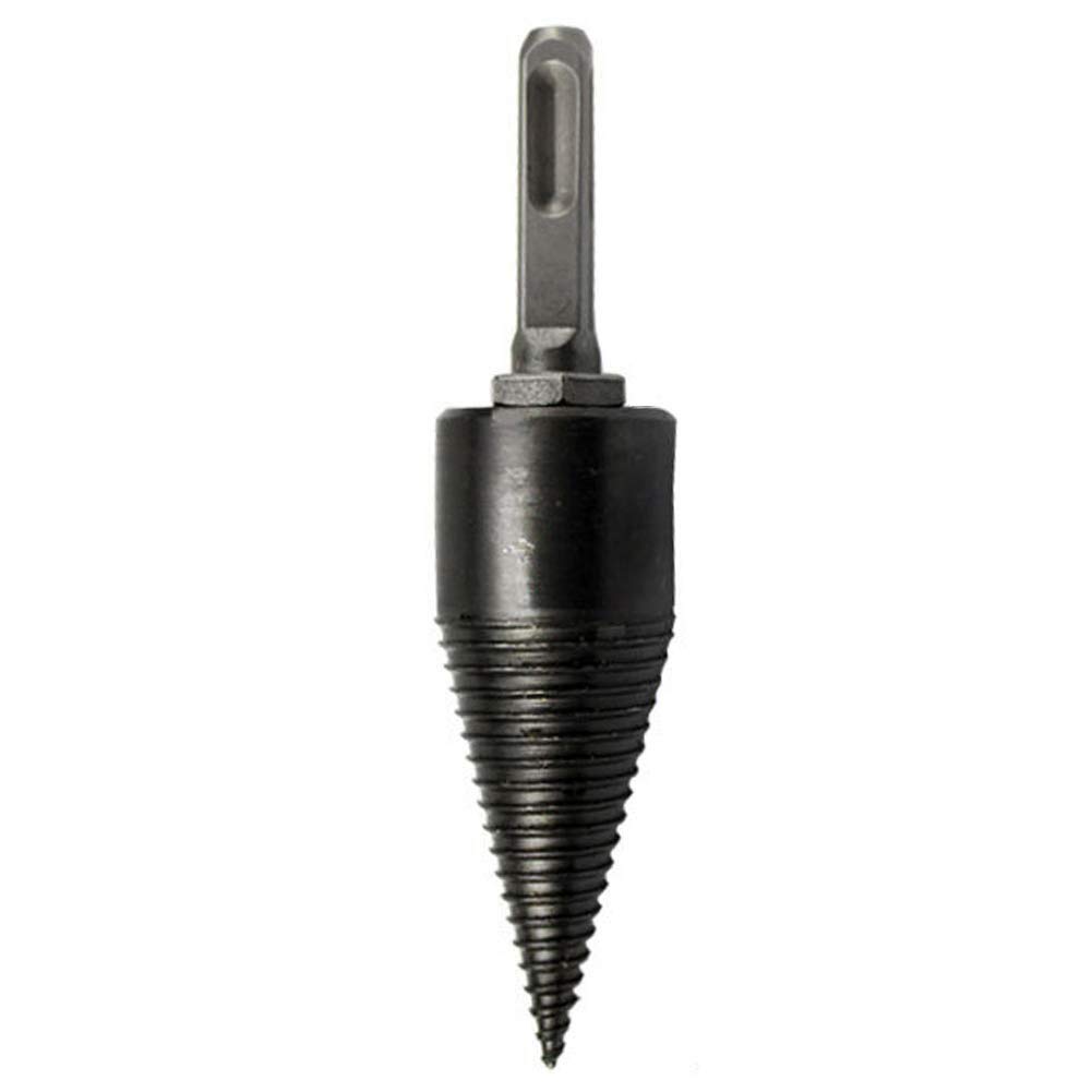 32mm Square Handle Wood Cone Drill Bit - High-Speed Steel Reamer Punch Driver for Firewood Splitting & Woodworking | Perfect for Log Splitters, DIY Projects & Carpentry Tools