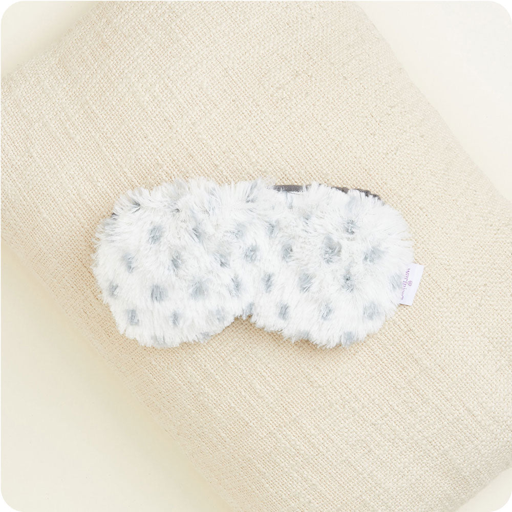Snowy Warmies Eye Mask for Sleeping - Soothing Relief for Dry Eyes & Stress - Perfect for Travel, Relaxation & Insomnia Relief