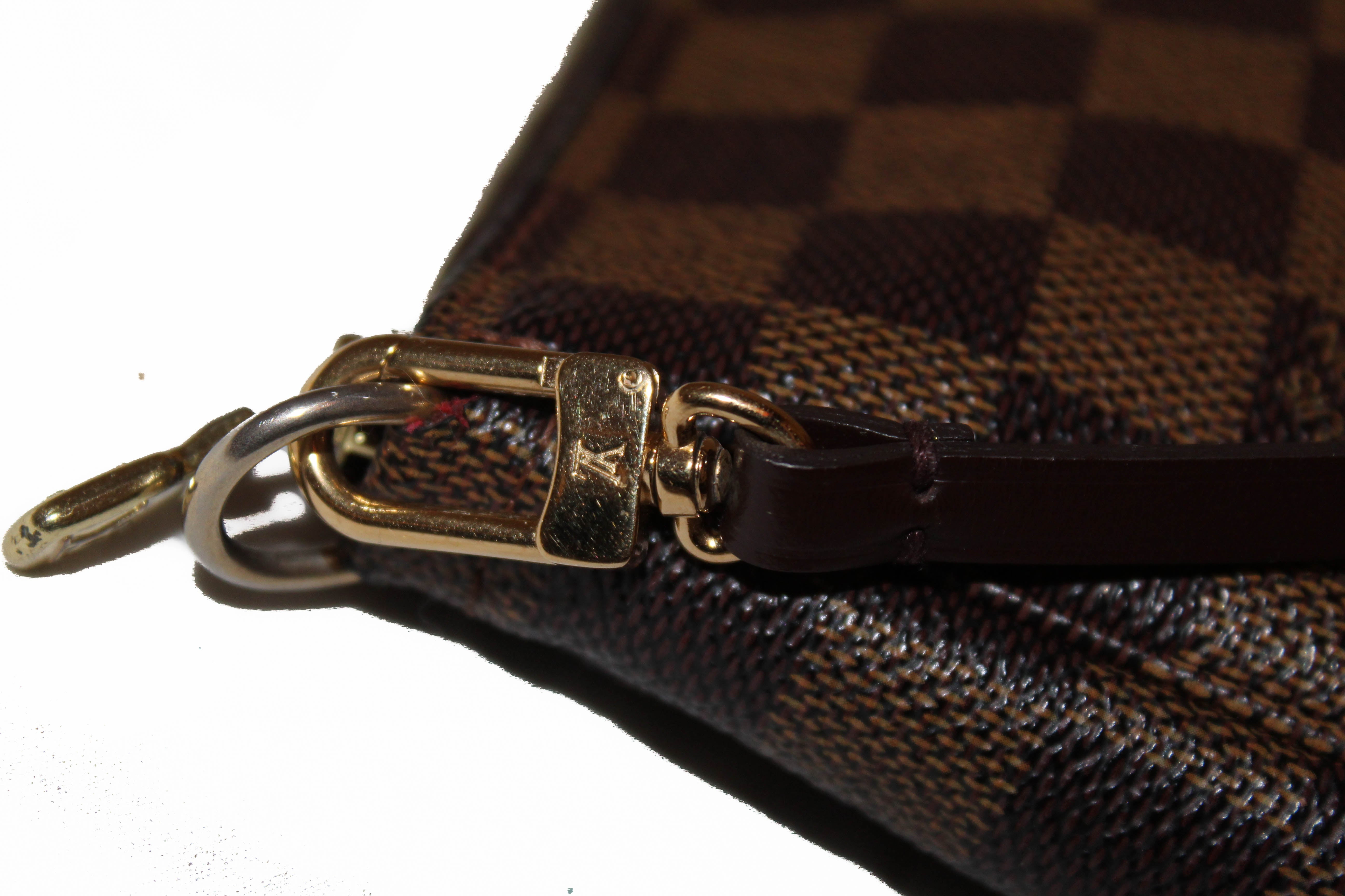 Authentic Louis Vuitton Damier Ebene Pochette Accessoires Crossbody Bag - Luxury Designer Handbag for Women, Perfect for Parties, Travel & Everyday Use
