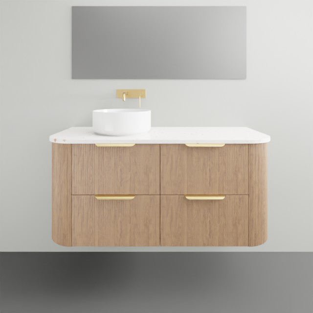 ADP Thirroul Wall Mounted Bathroom Vanity with Sink - Modern Floating Vanity for Small Bathrooms, Powder Rooms & Master Baths