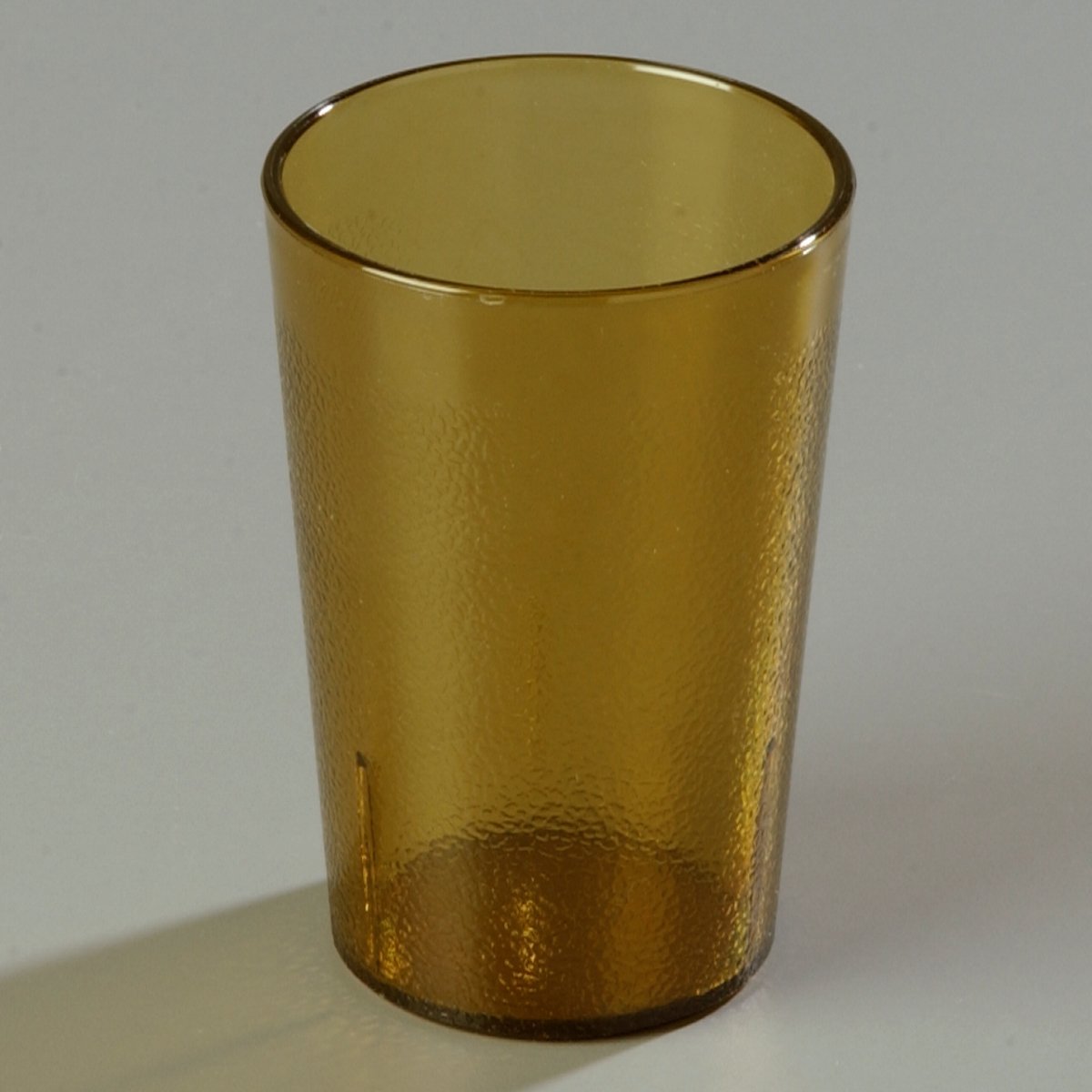 BPA-Free 8 oz Amber Plastic Tumbler - Shatter-Resistant & Stackable Drinking Cup (Pack of 72) - Perfect for Restaurants, Cafes, Parties & Outdoor Events