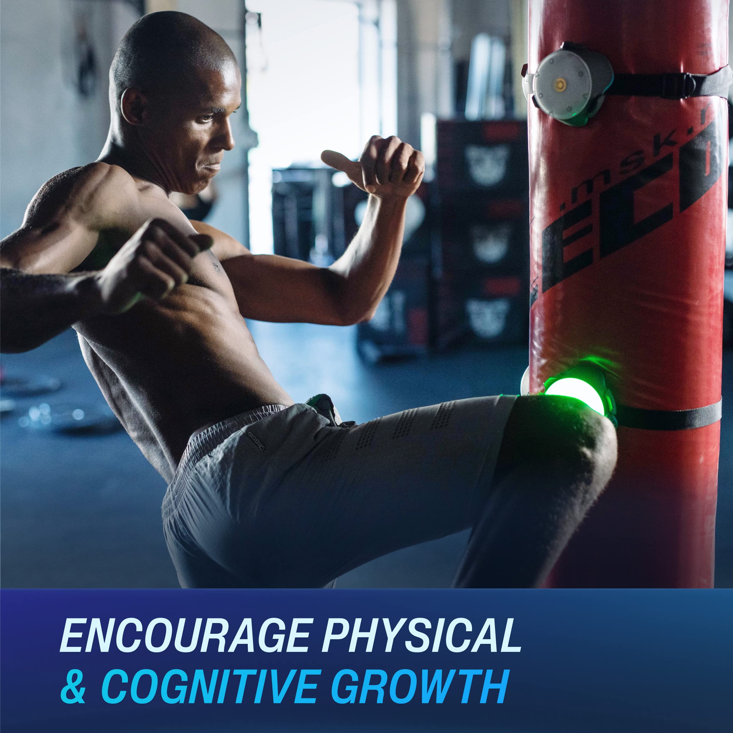 BlazePod LED Flash Reflex Training Pods for Boxing & Martial Arts - Improve Speed, Agility & Reaction Time | Boxing Gym & Dojo Equipment for Coaches & Athletes | Perfect for MMA, Kickboxing & Fitness Training