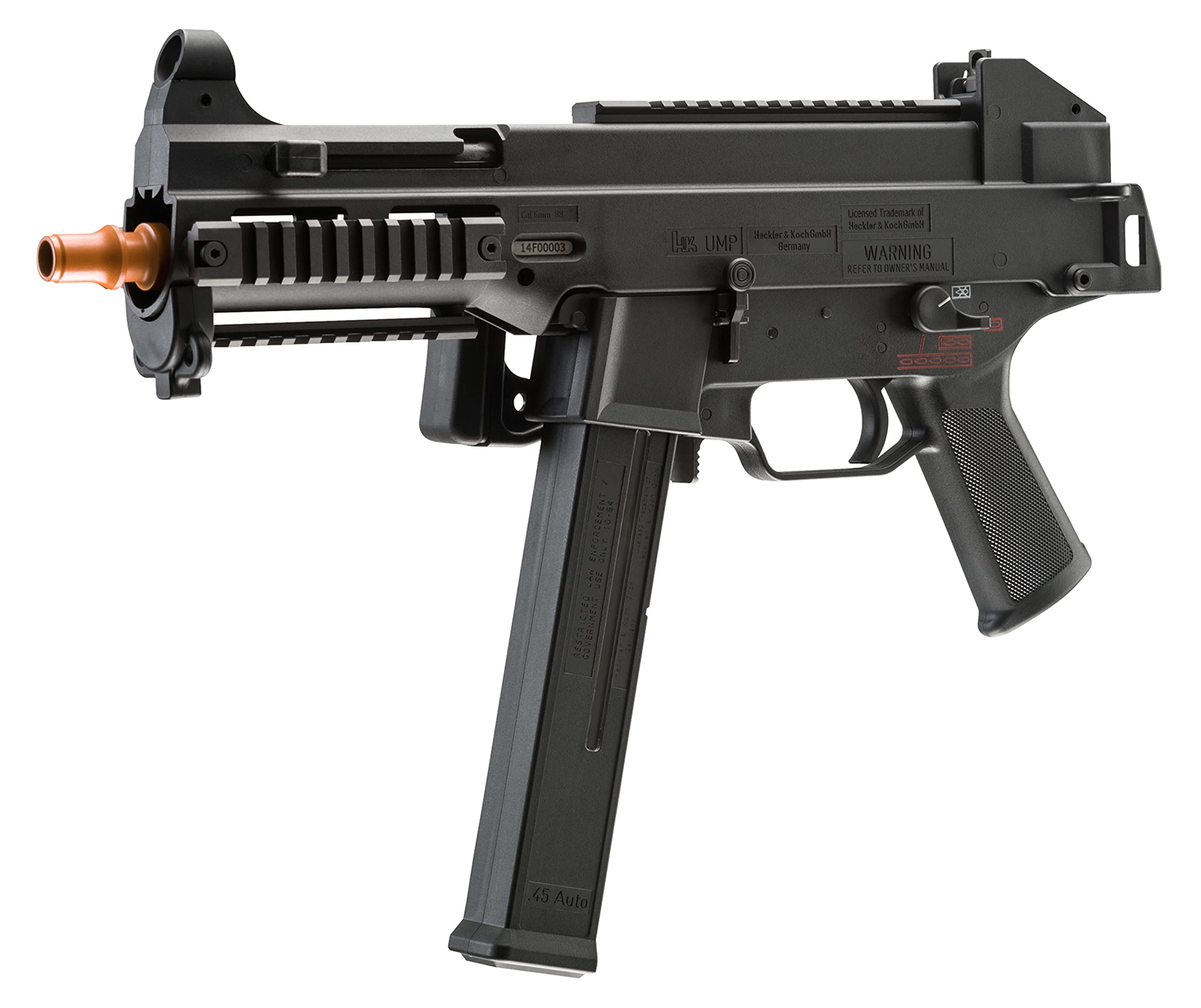 Umarex Elite Force HK Heckler & Koch UMP 6mm BB Airsoft Gun - Gas Blowback (GBB) Replica for Tactical Training & Competitive Shooting