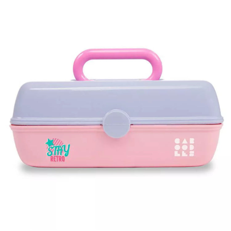 Caboodle Pretty In Petite Makeup Organizer - Portable Cosmetic Case for Travel & Daily Use | Perfect for Teens & Women | Compact Storage for Makeup, Jewelry & Essentials