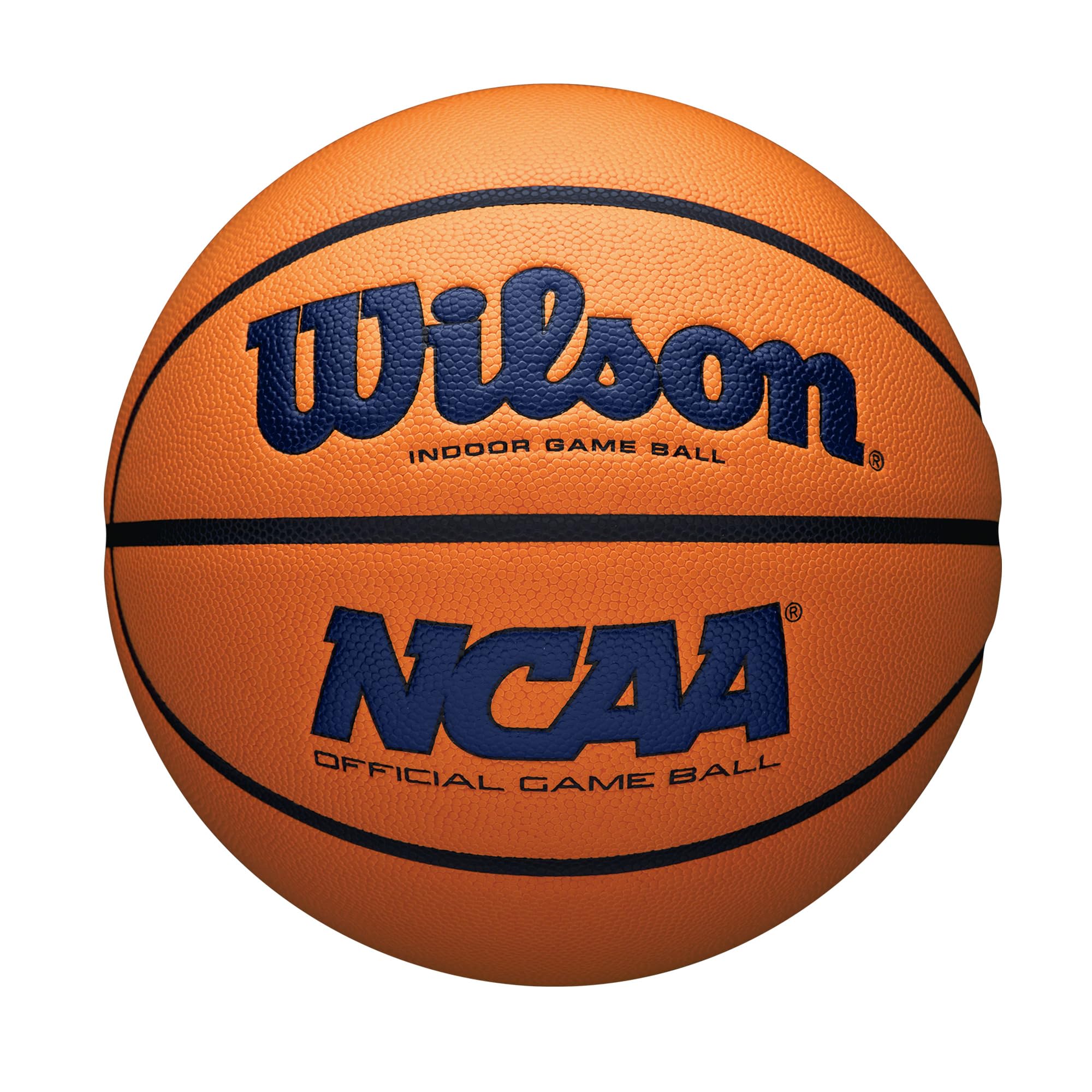 Wilson NCAA Evo NXT Official Indoor Game Basketball - Size 6 & 7 for Men & Women - Premium Indoor Court Basketball for Training, Games & Competitions