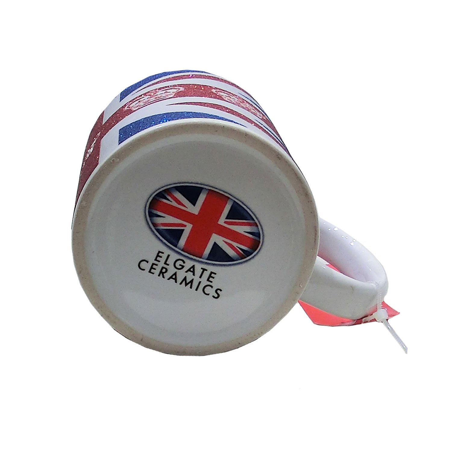Union Jack Crown Glitter Mug 11oz - Perfect for Tea & Gifts