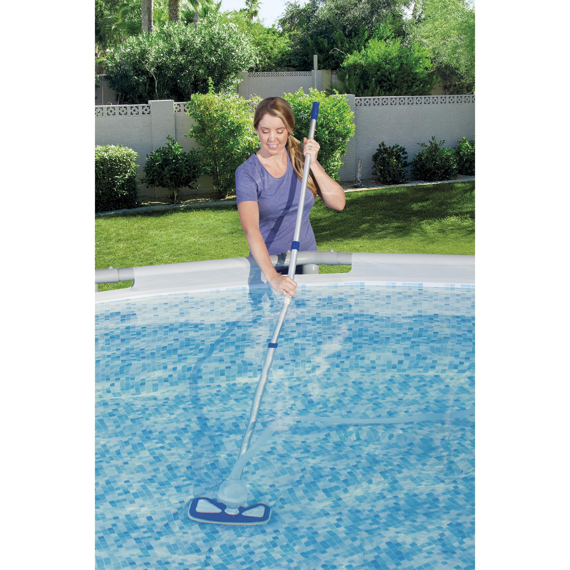 Bestway 58237 Above Ground Pool Vacuum Cleaner Kit with Maintenance Accessories - Perfect for Inground & Above Ground Pool Cleaning, Water Maintenance & Swim Season Prep