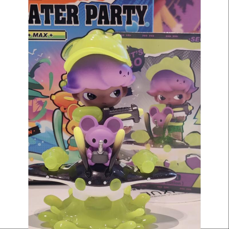DIMOO Pop Mart PopCar Water Party Series Blind Box Figure (1/96) - Collectible Toy for Display, Gifts & Party Decorations