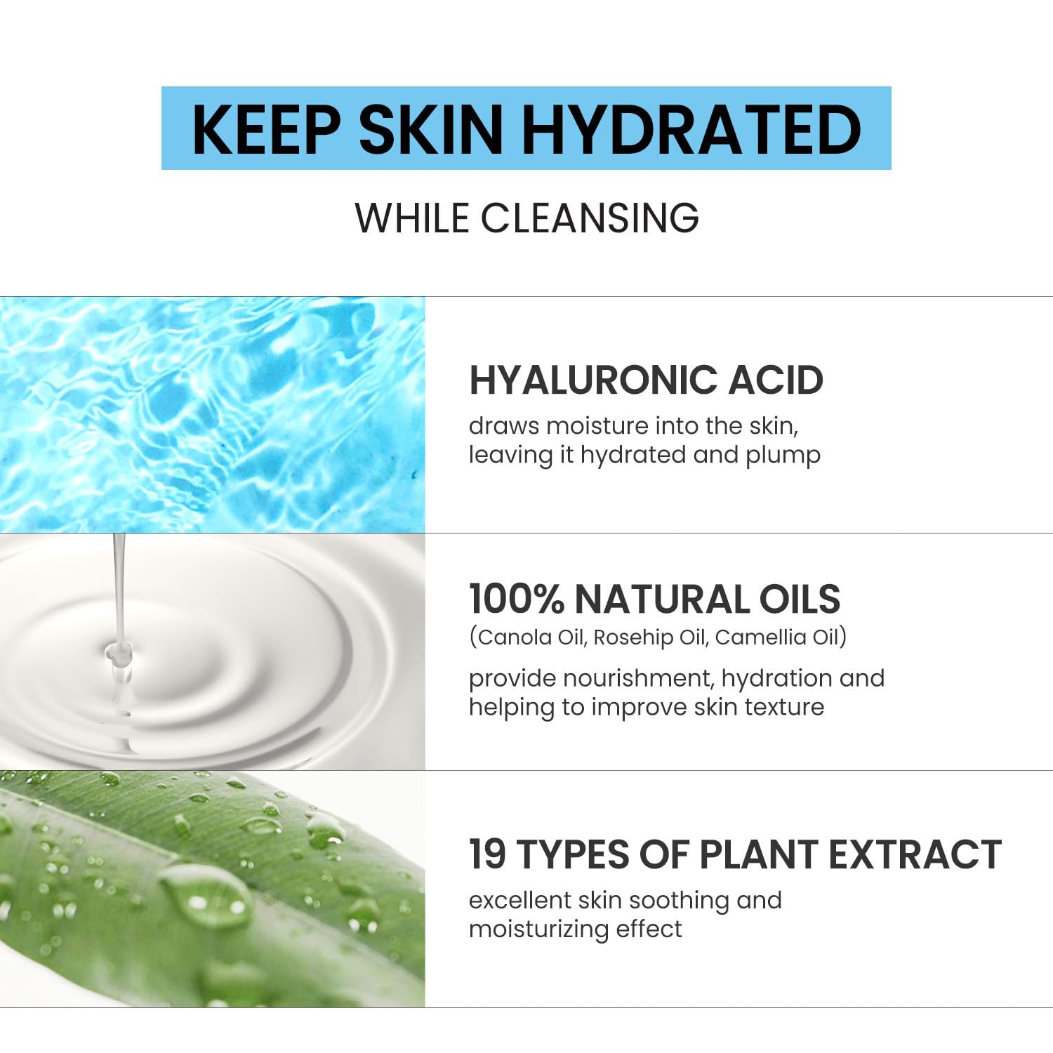Coxir Ultra Hyaluronic Cleansing Oil - Korean Facial Cleanser for Blackhead & Makeup Removal with Hyaluronic Acid | Cruelty-Free, Hydrating, Smoothing, Calming & Moisturizing | 5.07 Fl.oz (Pack of 2) | Perfect for Daily Skincare Routine & Deep Cleansing