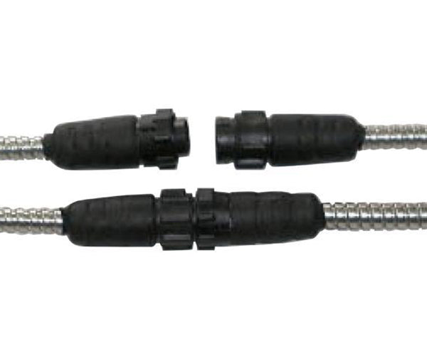 Heavy Duty Armored Disconnect Cable Extensions with Secure Connectors - Perfect for Industrial Equipment, Construction Sites, and Outdoor Power Tools