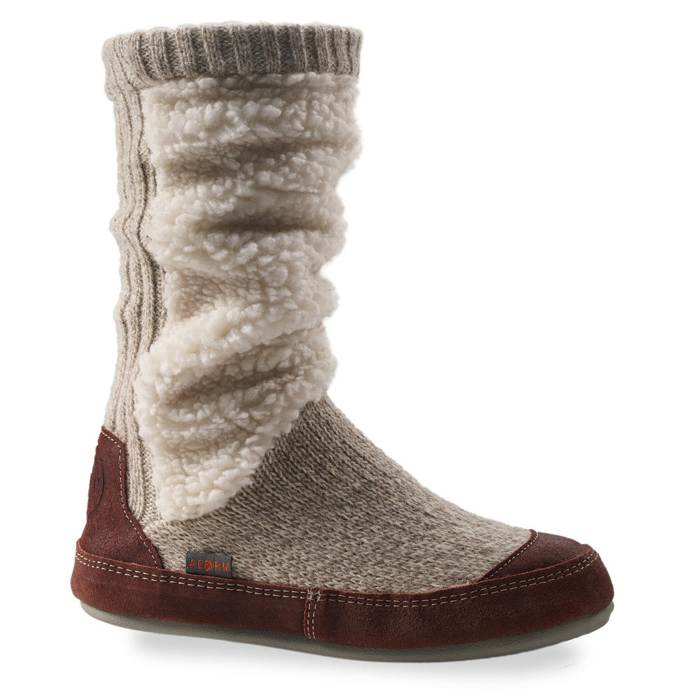 Women's Cozy Slouch Boot Slippers with Non-Slip Indoor/Outdoor Sole - Warm House Shoes for Relaxing at Home, Running Errands & Winter Comfort