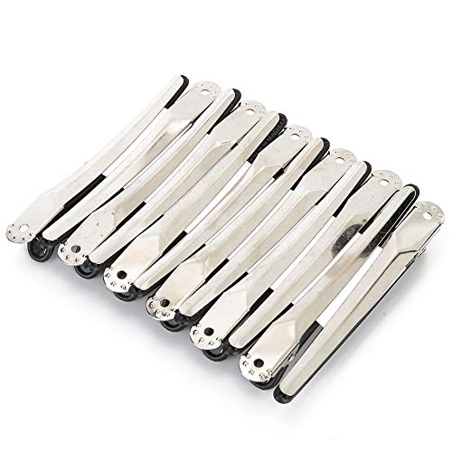 24pcs Hair Sectioning Clips for Salon & Barber Styling - Professional Hairdressing Supplies & Styling Tools (Great for Hair Coloring, Cutting & Styling at Home or Salon)