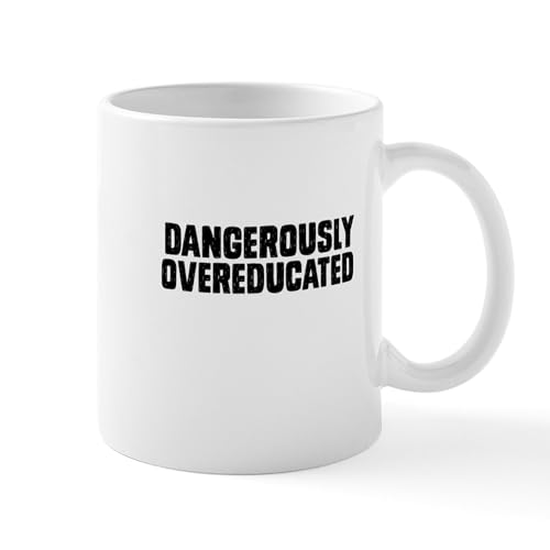 White - Dangerously Overeducated Mugs