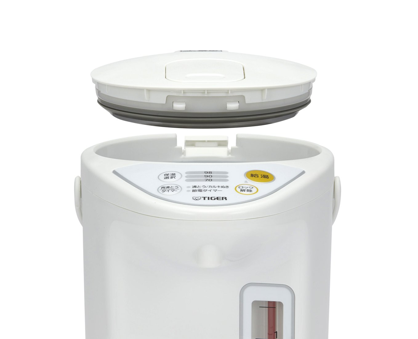 Tiger 3.0L Electric Kettle with Microcomputer Control - White (PDR-G300-W) - Perfect for Home, Office & Tea/Coffee Brewing